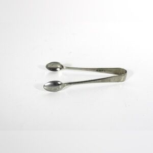 Vintage Silver Sugar or Ice Tongs Bar Cart Styling